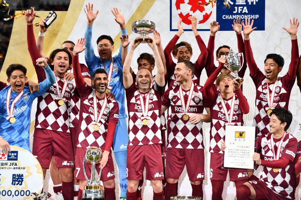 Andrés Iniesta salió campeón en Japón, en el partido donde se anotó el primer gol del 2020