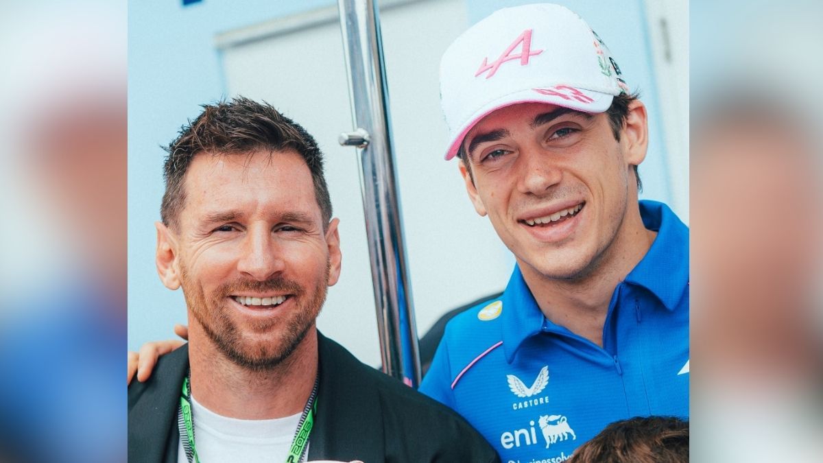 Franco Colapinto y Lionel Messi se encontraron en el Gran Premio de Miami y revolucionaron la Fórmula 1
