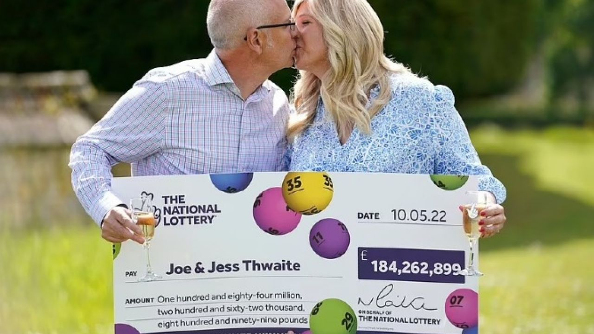 Una pareja de Gloucestershire, suroeste de Inglaterra, ganó 184 millones de libras esterlinas