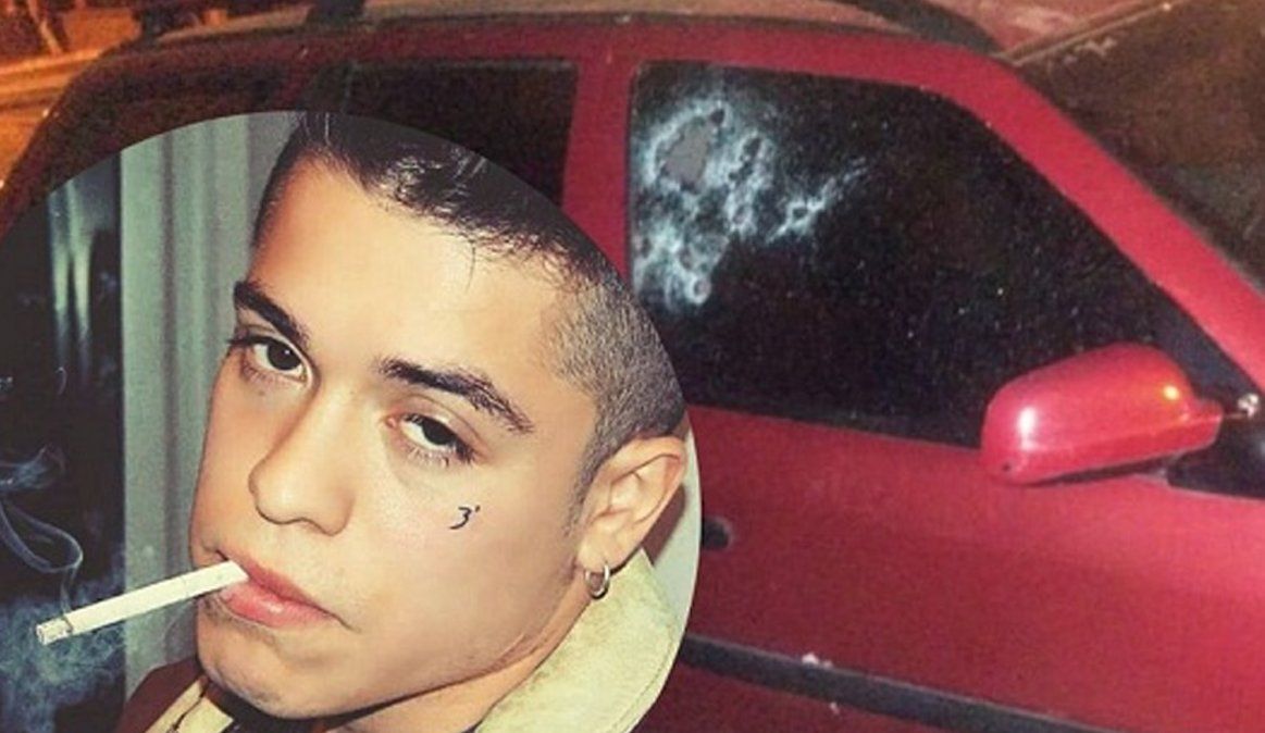 Así quedó el auto de Mujikha.