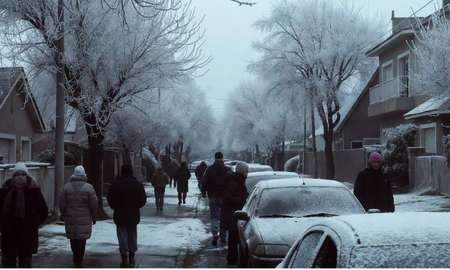 Nieve en Buenos Aires. Nieve en Buenos Aires.