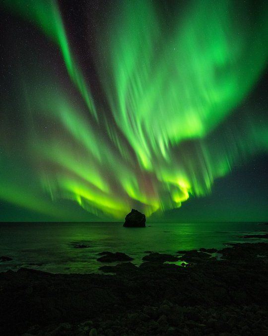 Auroras en Islandia el fin de semana.