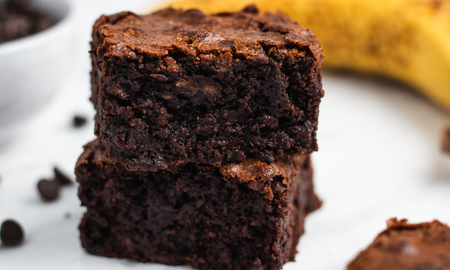 La receta fácil y económica para hacer los mejores brownies de banana y chocolate en casa La receta fácil y económica para hacer los mejores brownies de banana y chocolate en casa