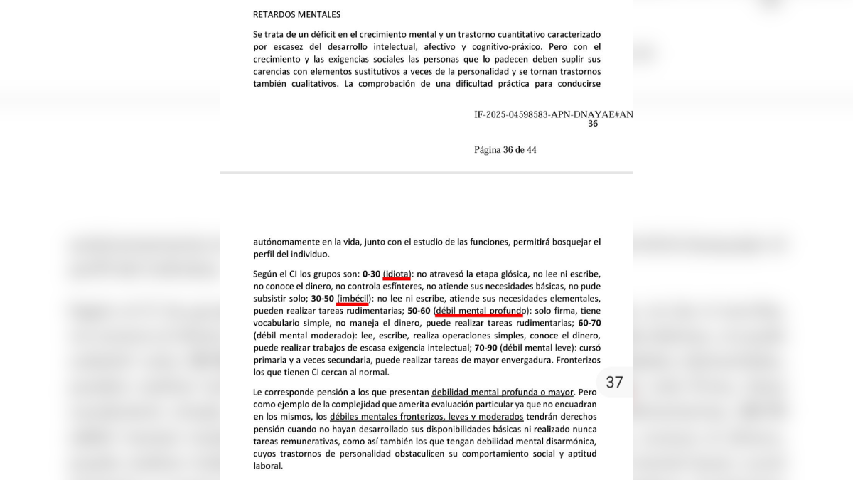 Desde la Agencia Nacional de Discapacidad sostuvieron que no hubo Desde la Agencia Nacional de Discapacidad sostuvieron que no hubo