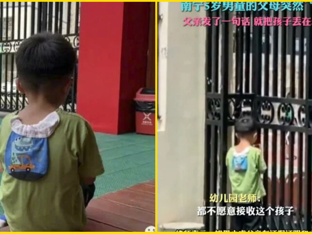 Todo ocurrió en China y a la vista de uno de los profesores de una institución preescolar.