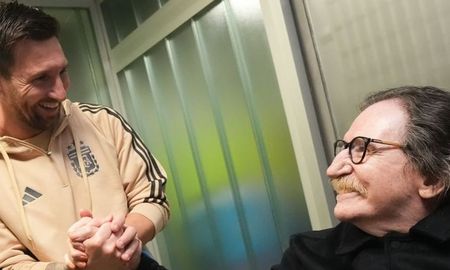 Lionel Messi compartió un momento emotivo con Charly García. Lionel Messi compartió un momento emotivo con Charly García.