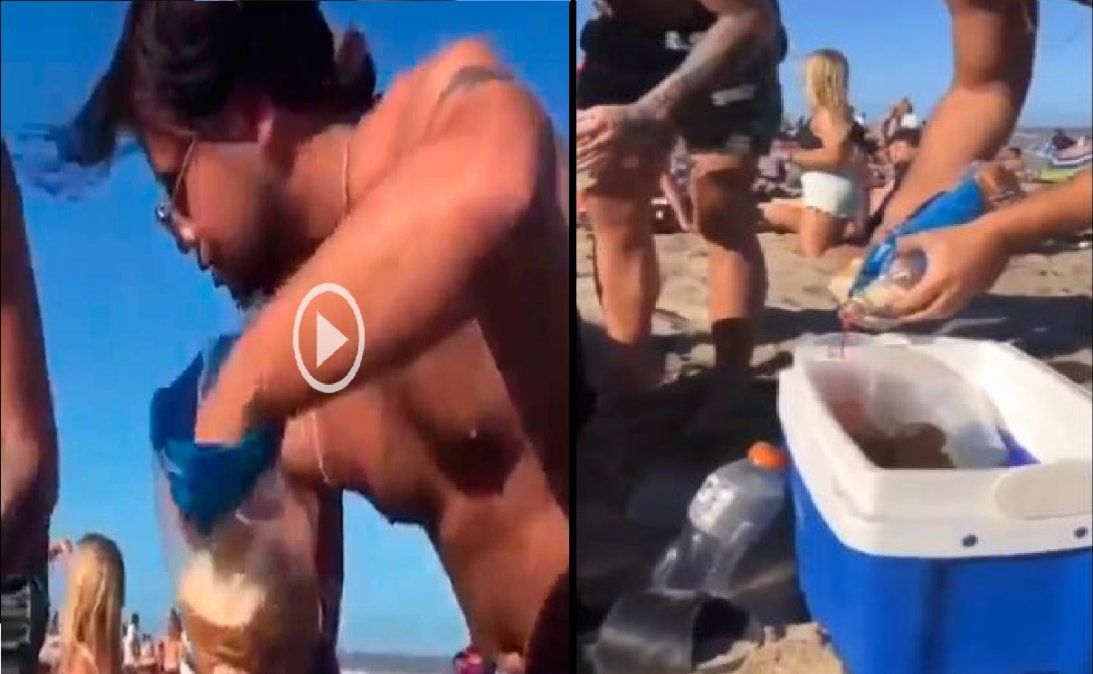 Para ingresar alcohol a una playa
