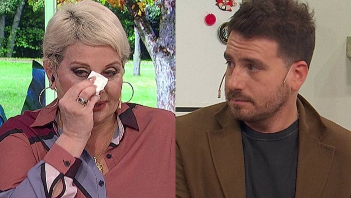 Carmen Barbieri se quebró al escuchar el relato de su hijo.&nbsp;