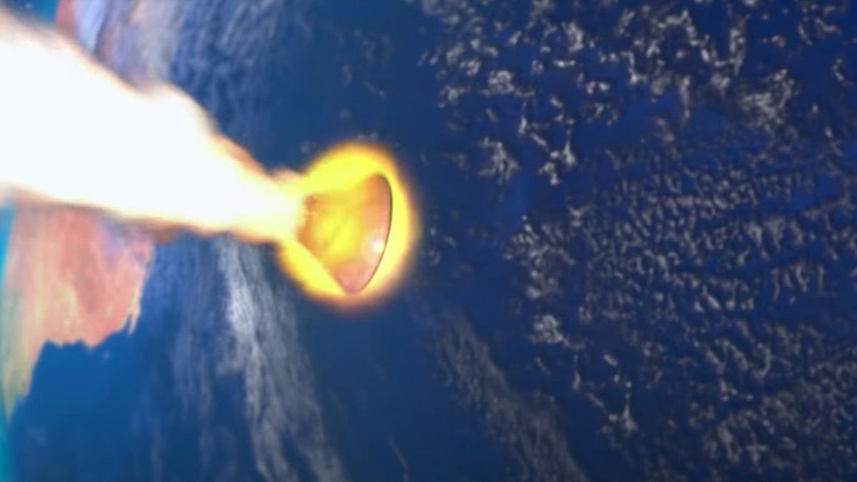 La nave Orión deberá pasar sin problemas el calor de la atmósfera de la Tierra.