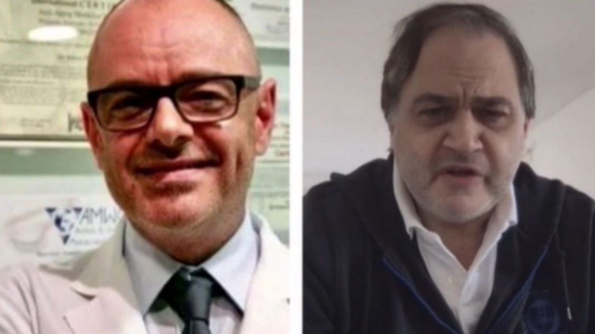 Alejandro Pugliese junto a su ex