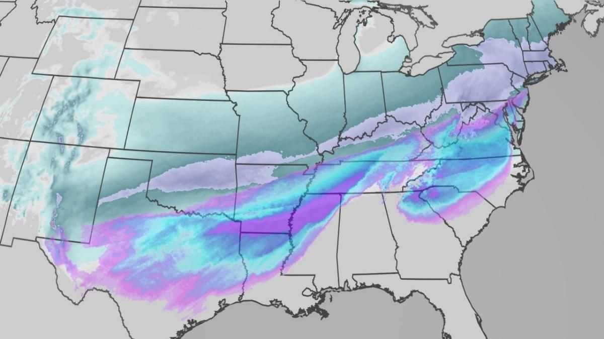 Catorce estados ya declararon el estado de excepción ante el avance de la tormenta Fern por el corazón de Estados Unidos. Catorce estados ya declararon el estado de excepción ante el avance de la tormenta Fern por el corazón de Estados Unidos. 