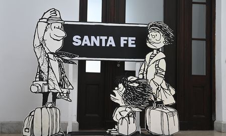 El mundo según Mafalda ya se puede recorrer en la Estación Belgrano. El mundo según Mafalda ya se puede recorrer en la Estación Belgrano.