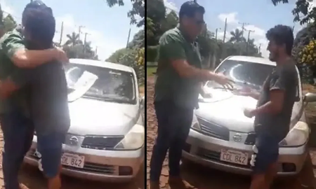 Un hombre de Paraguay rifó su auto para pagar la operación de su hija y el ganador se lo devolvió: No me da el corazón Un hombre de Paraguay rifó su auto para pagar la operación de su hija y el ganador se lo devolvió: No me da el corazón