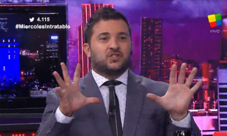 La locutora de Intratables cruzó en vivo a Diego Brancatelli La locutora de Intratables cruzó en vivo a Diego Brancatelli