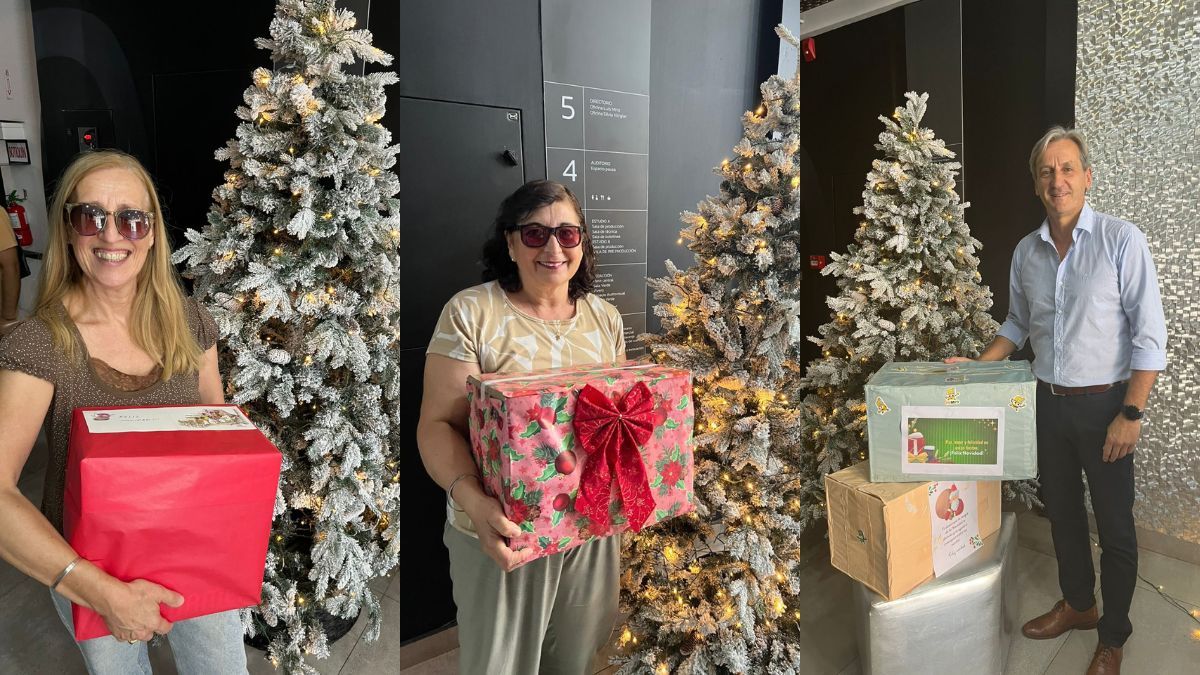 La campaña que AIRE impulsa junto al Movimiento Los Sin Techo continúa sumando cajas navideñas. La campaña que AIRE impulsa junto al Movimiento Los Sin Techo continúa sumando cajas navideñas.