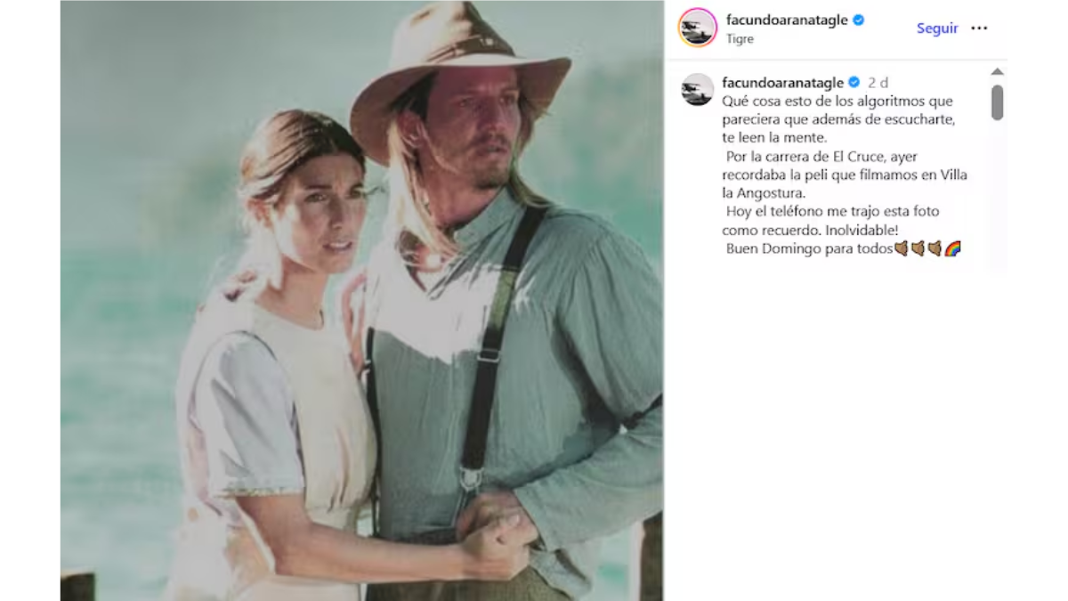 Facundo Arana y la foto imprevista junto a Romina Yan. Facundo Arana y la foto imprevista junto a Romina Yan.