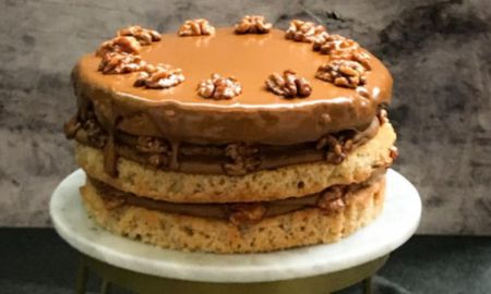 Todos los detalles para hacer una torta de café y nueces de la mano de Cocineros Argentinos.