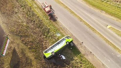 Fatal vuelco de un micro: cuatro muertos y varios heridos en General La Madrid