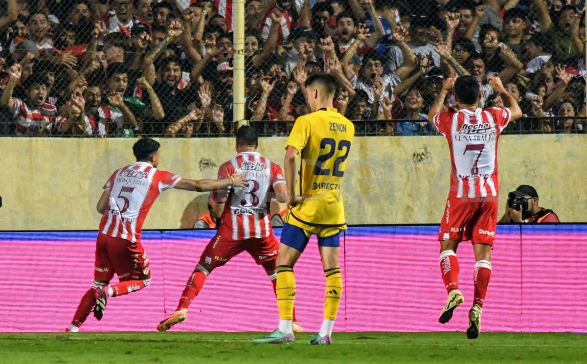 Claudio Corvalán le dio tres puntos de oro a Unión en una de las últimas jugadas del partido ante Boca.