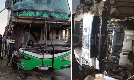 Un accidente se produjo este lunes en la Autopista Rosario - Santa Fe. Un accidente se produjo este lunes en la Autopista Rosario - Santa Fe.