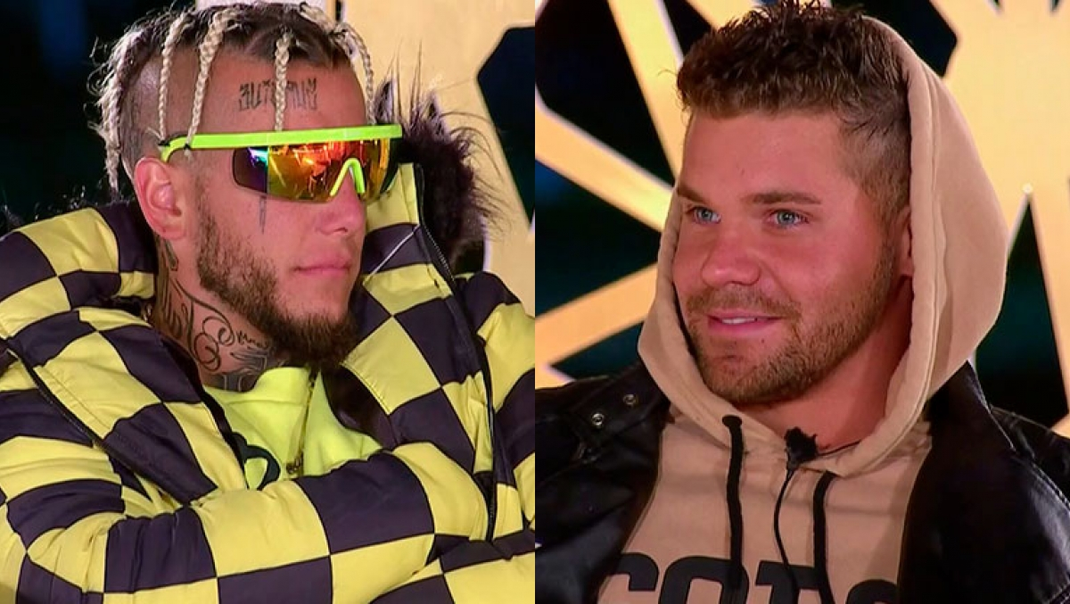 Alex Caniggia le dio la espalda a Locho Loccisano.