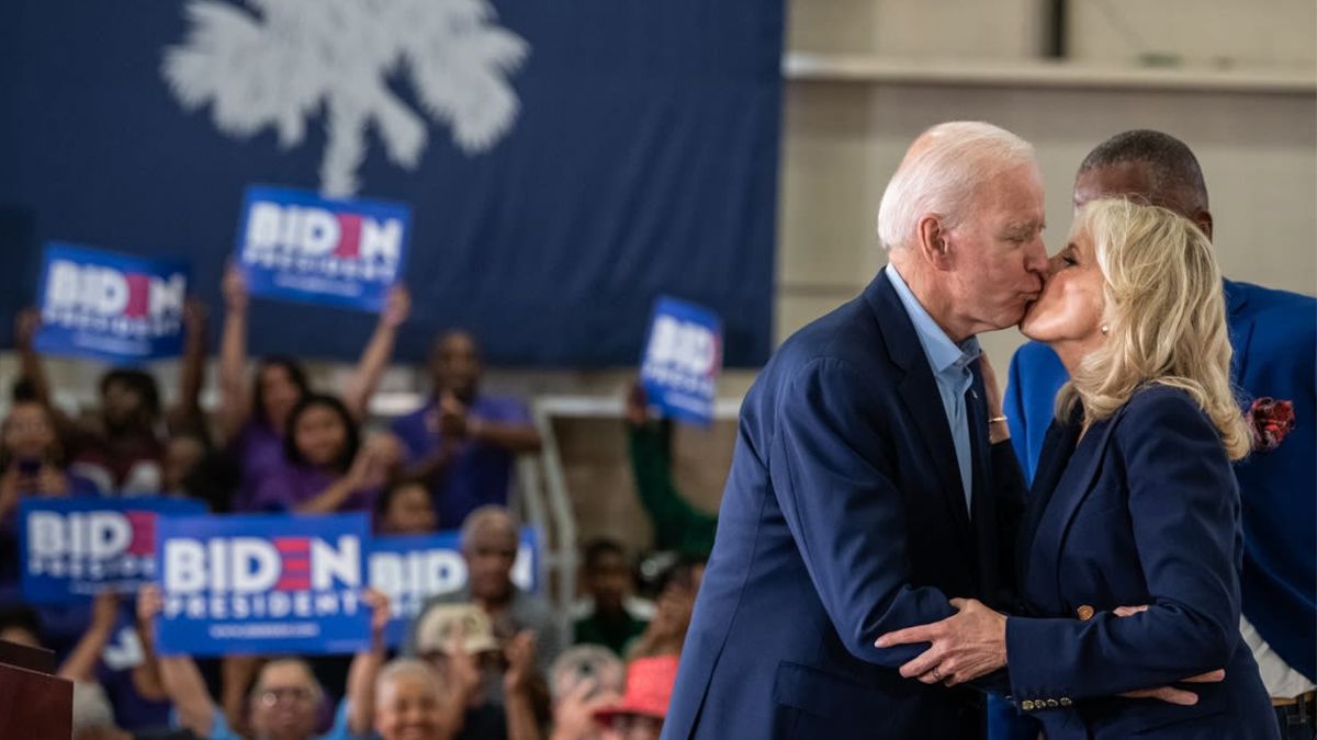 Joe y Jill Biden en la campaña que los lanzó a la Casa Blanca.