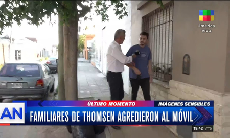 El periodista agredido por la familia de Thomsen dio detalles del ataque: video