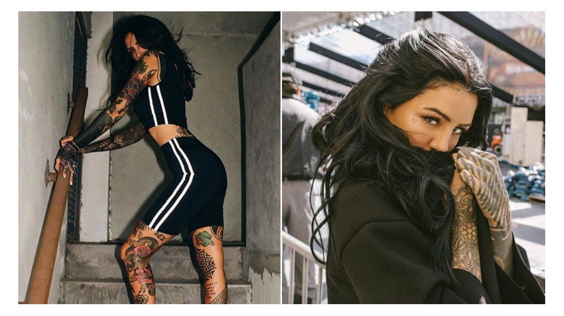 Cande Tinelli presentó la nueva camiseta de San Lorenzo