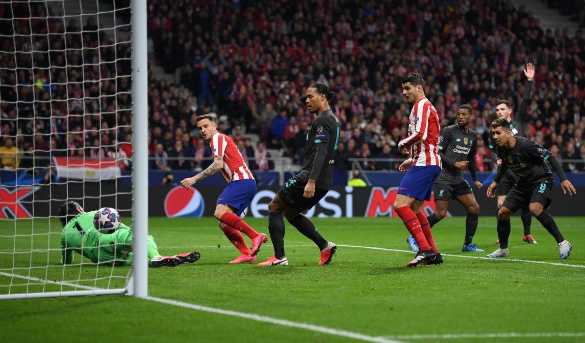 En un partido de mucho desgaste, el Atlético Madrid derrotó a Liverpool