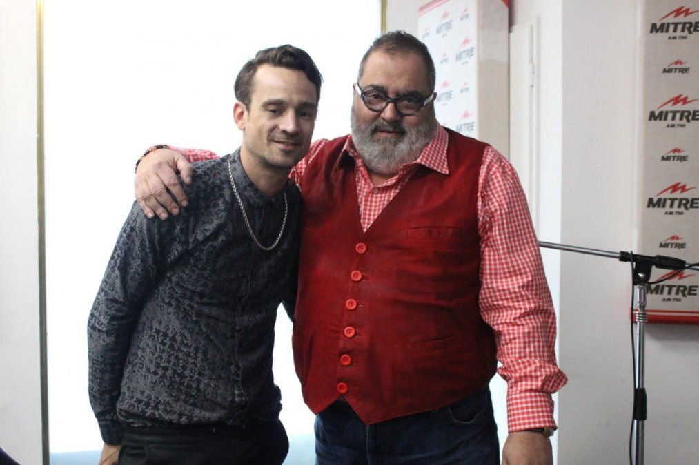 Chano y Jorge Lanata.