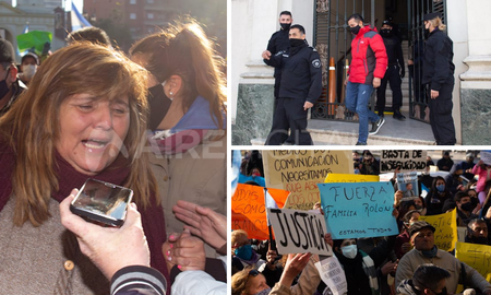 La fotos que sintetizan los momentos más emotivos de este sábado en Tribunales La fotos que sintetizan los momentos más emotivos de este sábado en Tribunales