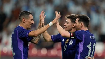 Selección Argentina goleó a Emiratos Árabes Unidos en el último amistoso previo al Mundial Qatar 2022