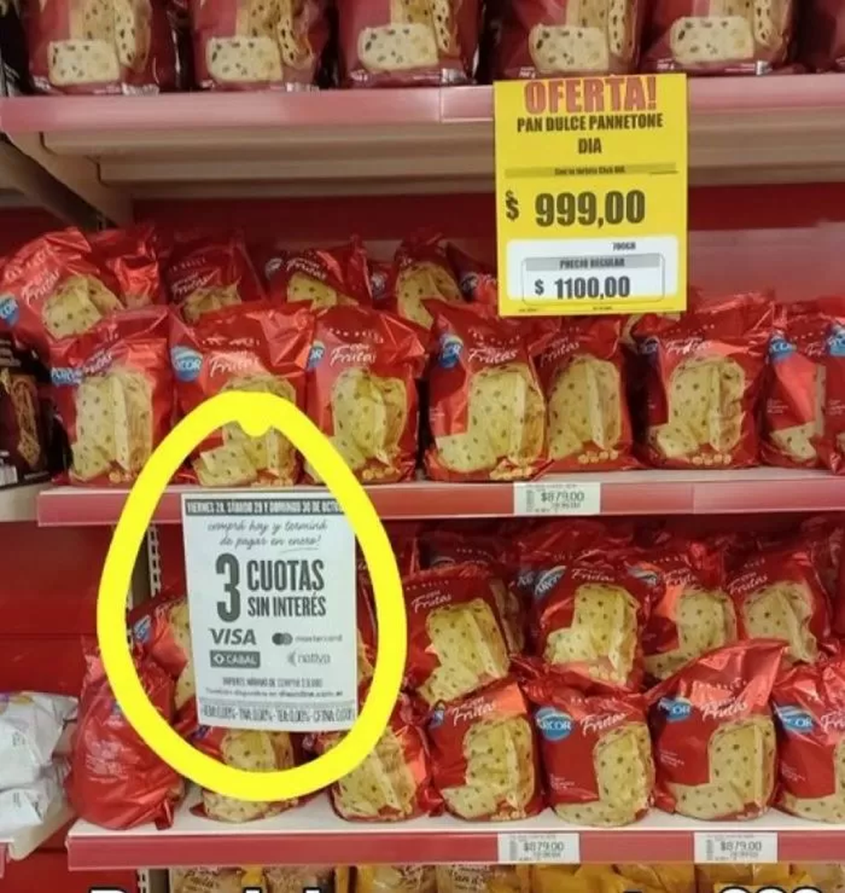 La foto compartida por Adorni tuvo más de 5000 retweets y 20.000 me gusta