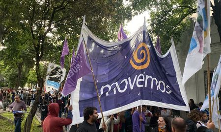 LAs organizaciones sociales nucleadas en Movemos se manifestaron frente a la Copal.
