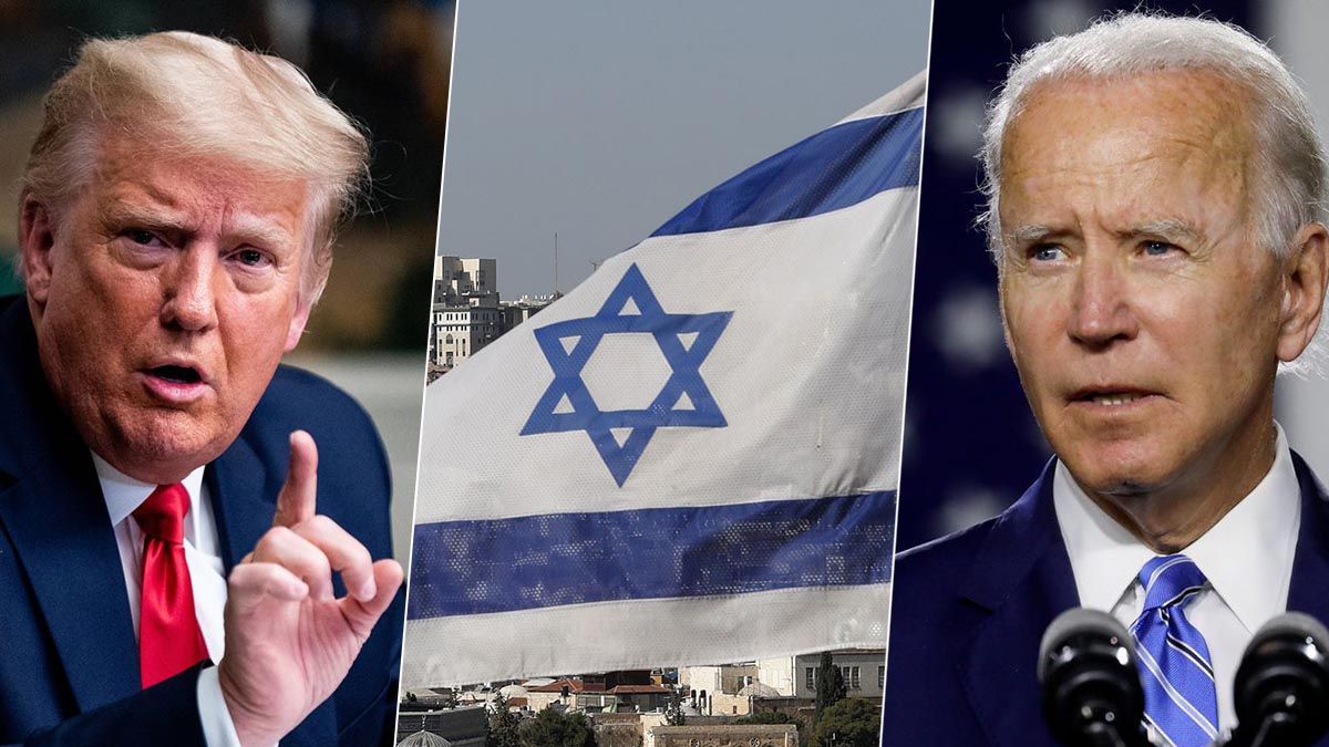 Trump reclamó la falta de apoyo firme de parte de Biden a Israel.