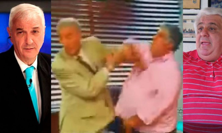 samid, quien se peleo a las pinas con mauro viale en television, esta noqueado por la muerte del periodista samid, quien se peleo a las pinas con mauro viale en television, esta noqueado por la muerte del periodista