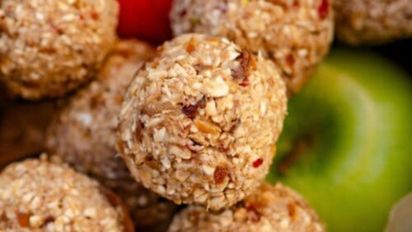 Bocaditos dulces de manzana y canela: sin harina ni azúcar