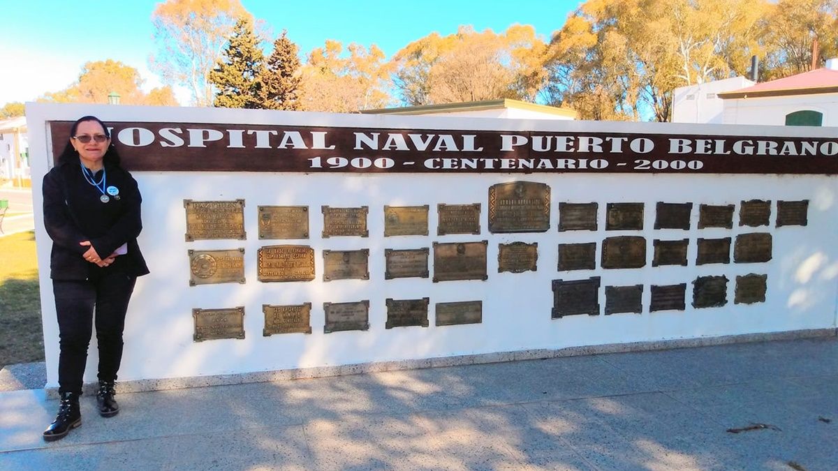 Dora Ríos trabajó en el Hospital Naval de Puerto Belgrano durante la Guerra de Malvinas.