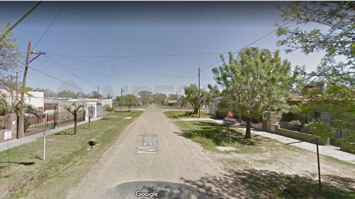 Maipú 3300, Santo Tomé. La zona donde el ladrón robó y fue detenido.