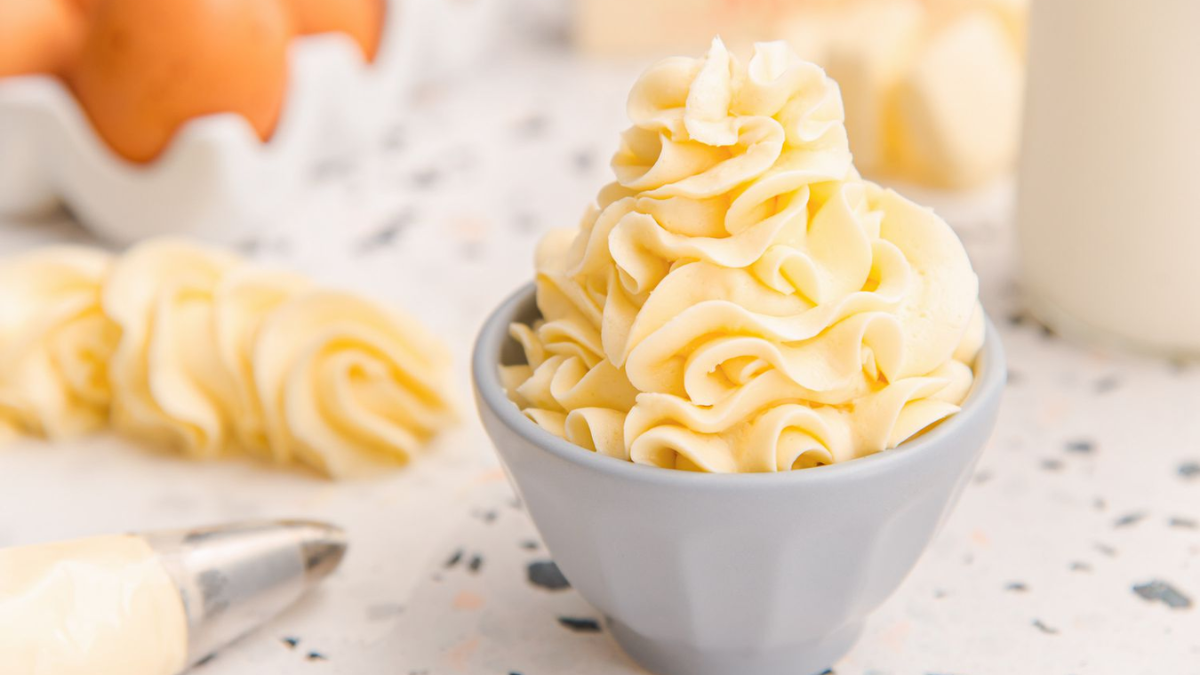 Receta de buttercream.