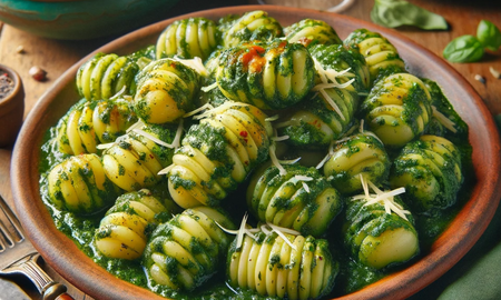 Los ñoquis de espinaca son una receta deliciosa y nutritiva. Los ñoquis de espinaca son una receta deliciosa y nutritiva.