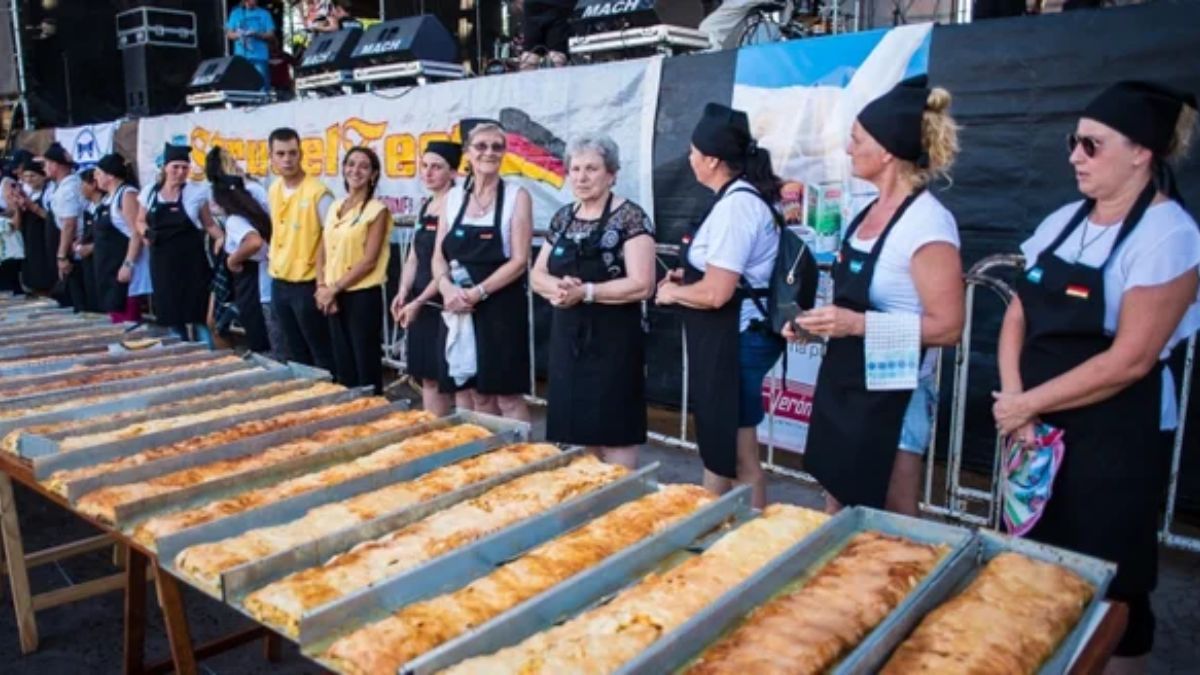 El Strudel Fest se realiza todos los años en Santa María