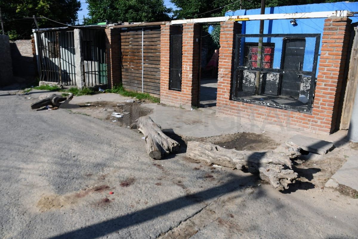 El lugar donde fue el feroz ataque a balazos.