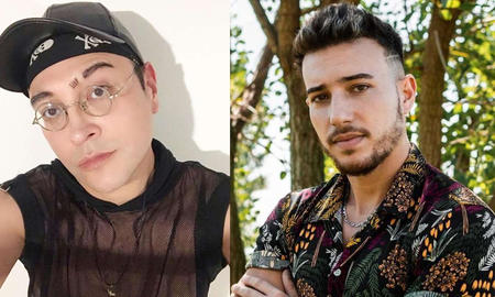 El cantante se plantó frente al locutor luego de que el locutor le preguntara a Melody Luz por sus preferencias con respecto a las mujeres.