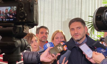 Maximiliano Pullaro aseguró que el triunfo en las PASO fue de Unidos para Cambiar Santa Fe. Maximiliano Pullaro aseguró que el triunfo en las PASO fue de Unidos para Cambiar Santa Fe.