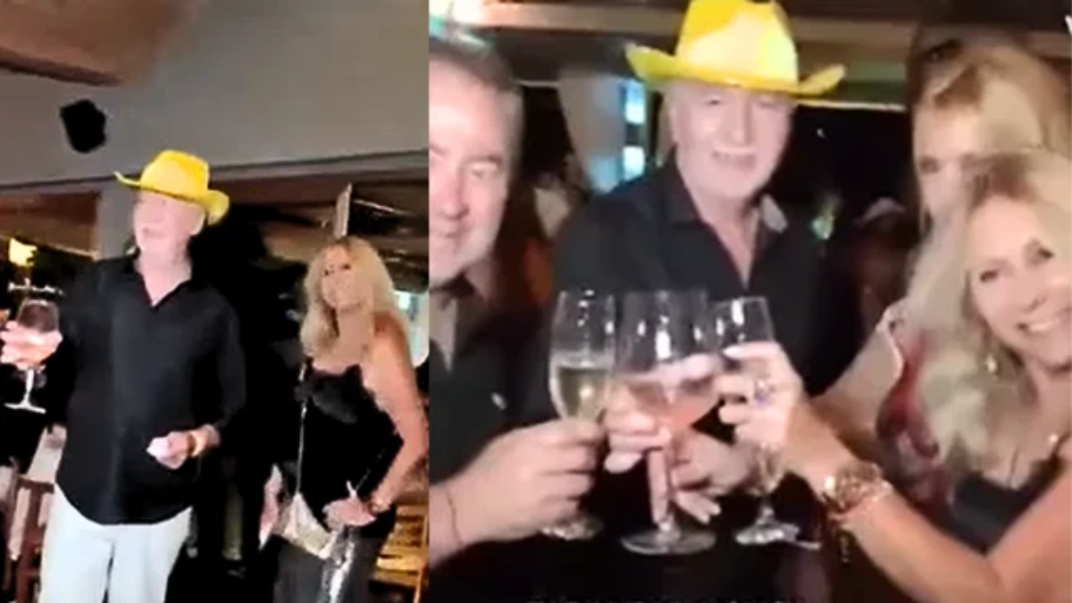 Bustin junto a Rosenfeld. Brindis entre Bustin, Alfano y Rosenfeld. Bustin junto a Rosenfeld. Brindis entre Bustin, Alfano y Rosenfeld.