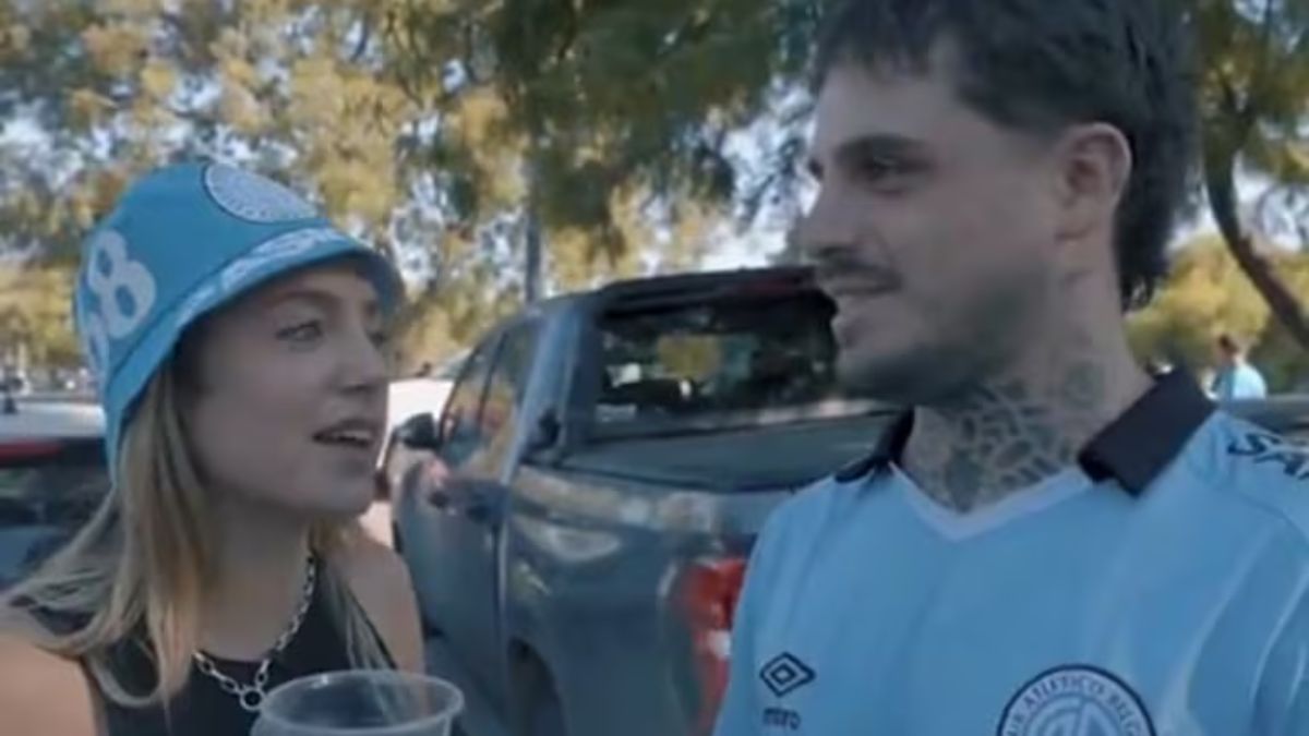 Sofi Martínez viajó hasta Córdoba oara hacer la cobertura del partido entre Talleres y Belgrano y tuvo una picante interacción con un hincha.