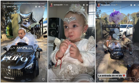 L-Gante y Tamara Báez festejaron el primer año de Jamaica. L-Gante y Tamara Báez festejaron el primer año de Jamaica.