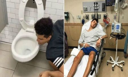 un influencer hizo el reto del coronavirus, lamio un inodoro y termino contagiado un influencer hizo el reto del coronavirus, lamio un inodoro y termino contagiado