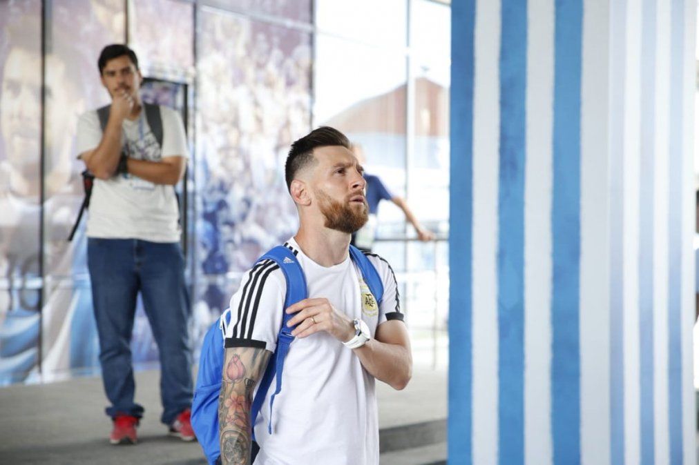 La Selección Argentina ya está en Kazán